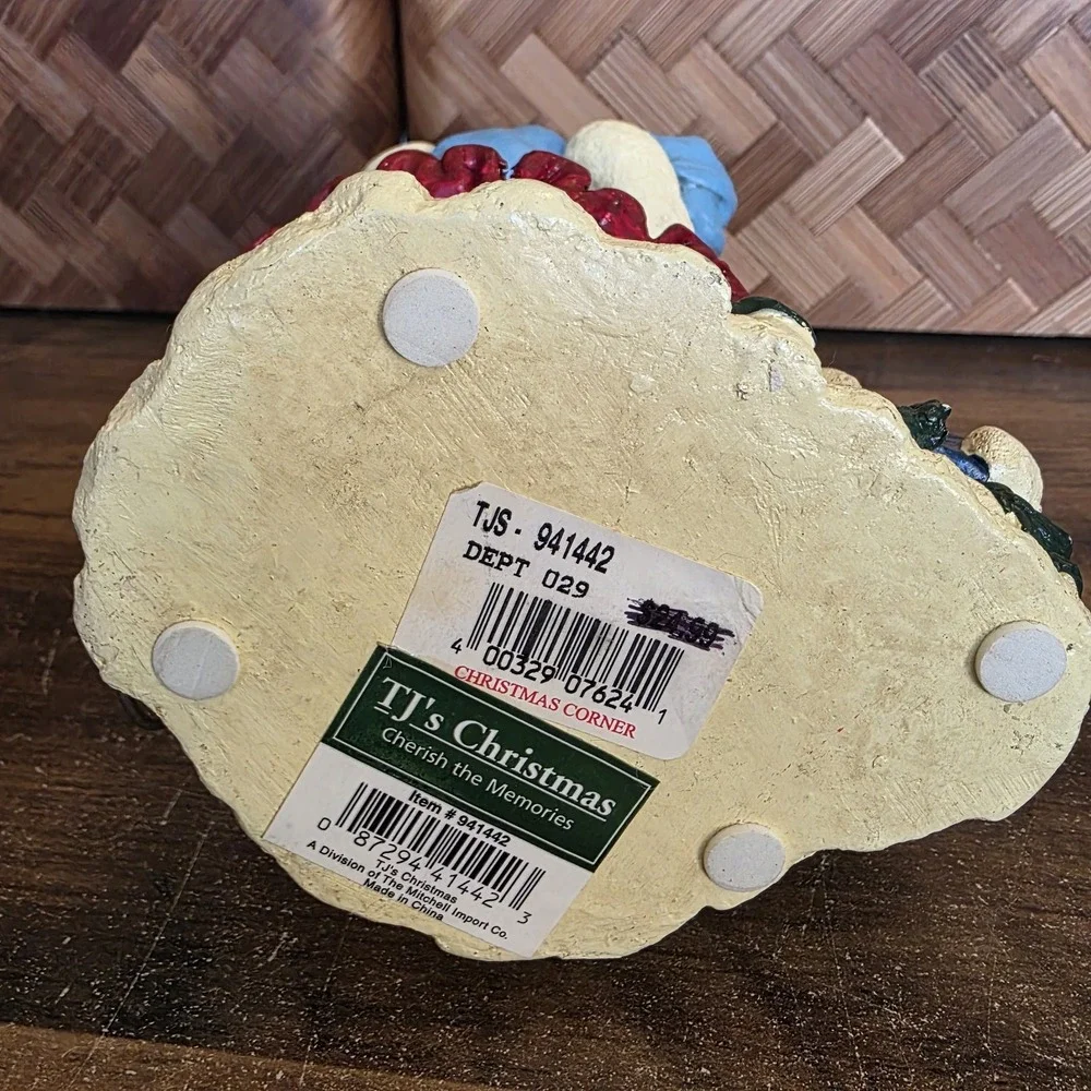 TJ's Christmas Cherish the‎ Memories Snowman Figurine Music Box Holiday Works